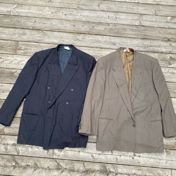 LOT OF 2 Vintage 100% Wool Giorgio Armani Jackets - Picture 10 of 15
